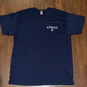 Navy Blue Short Sleeve Men's Tee